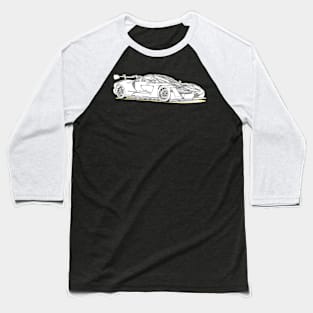 Senna Wireframe Baseball T-Shirt